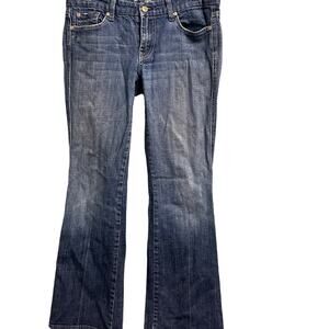 7 For All Mankind Blue Boot Cut Jeans